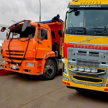 грузовая эвакуация самосвала