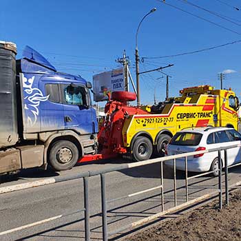 грузовая эвакуация синяя фура